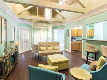 Lobby at sumter square apartments in raleigh nc